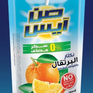 نكتار برتقال صن أيس بدون سكر مضاف