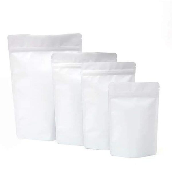 أكياس Stand Up Pouch بيضاء