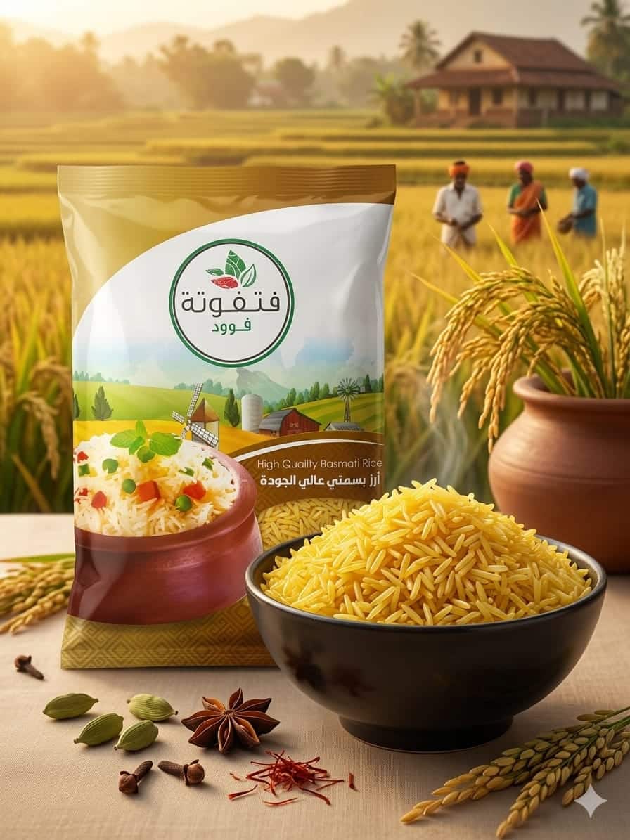 أرز بسمتي فتفوتة فود الذهبي طويل الحبة أرز بسمتي فتفوتة فود الذهبي طويل الحبة