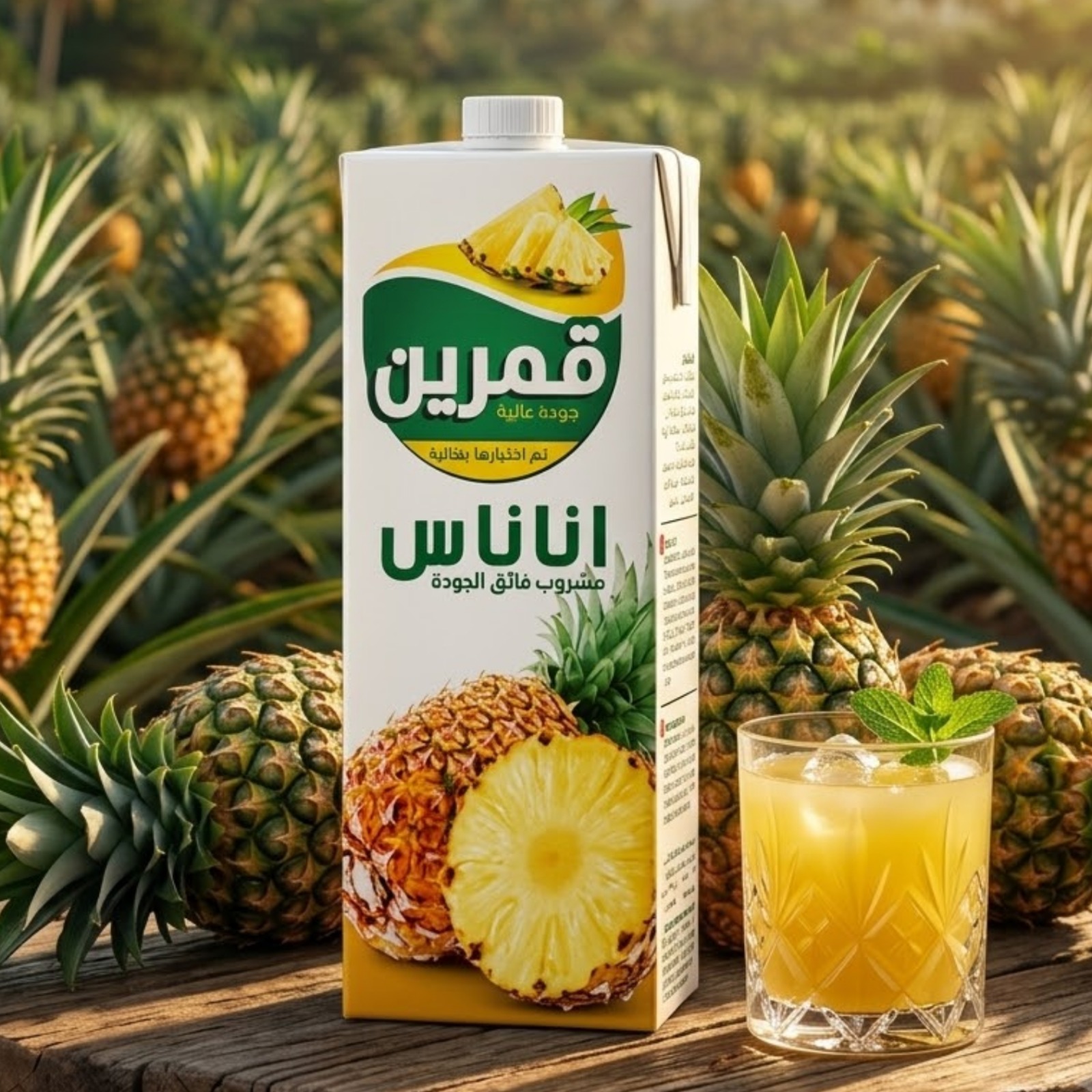 WhatsApp Image 2026-06-27 at 04.56.33 (1) عصير قمرين أناناس - الصورة 1