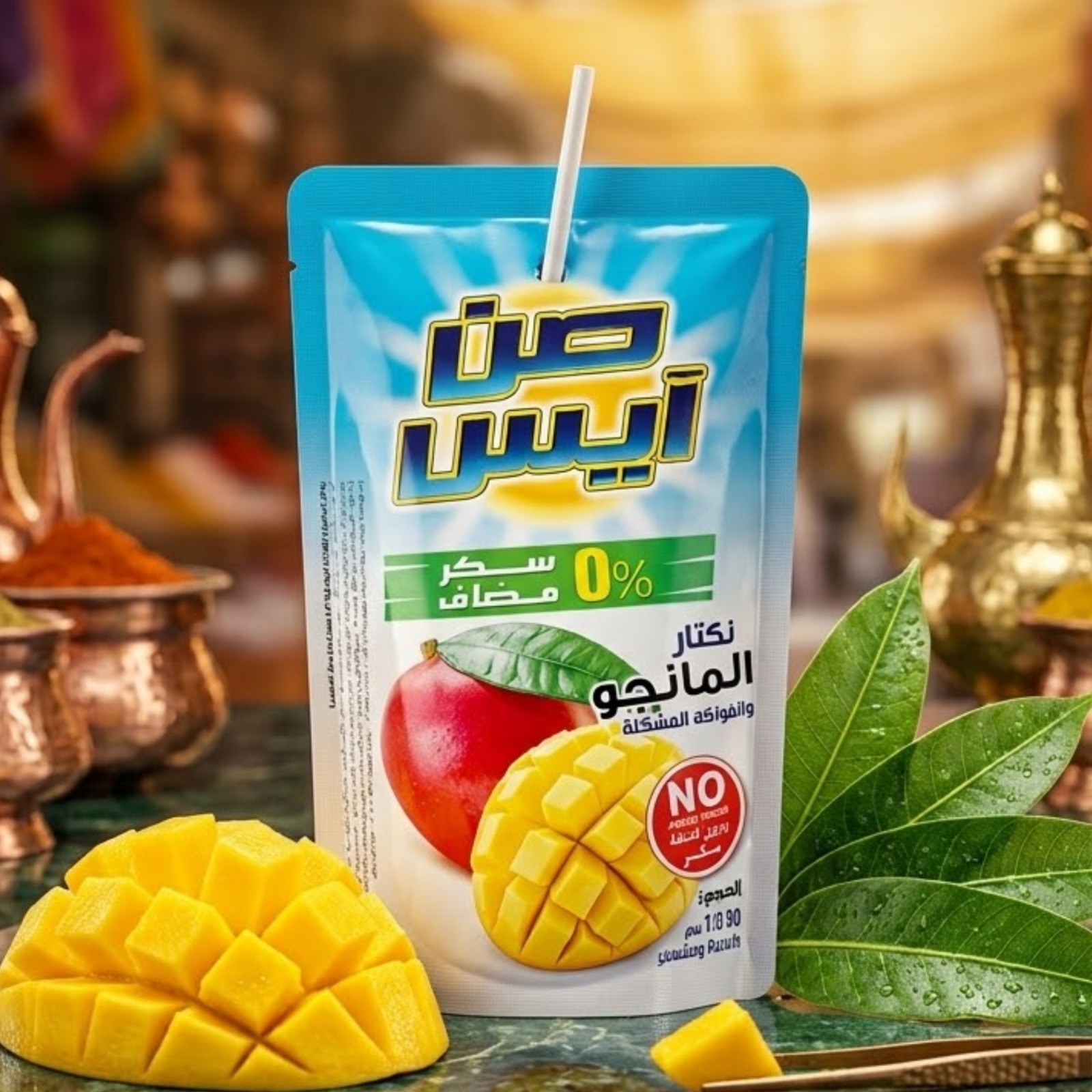 WhatsApp Image 2026-06-30 at 15.52.45 (1) نكتار مانجو صن أيس بدون سكر مضاف - الصورة 1