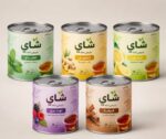 عبوة كرتونية دائرية بغطاء كبس 200 جم