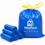 أكياس قمامة زرقاء Nile Pack – كرتونة (25 رول / 500 كيس) جملة